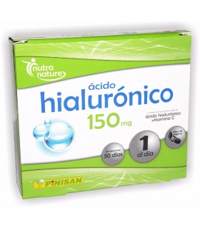 Ã_x0081_CIDO HIALURÃ“NICO, 150 mg, Nutranature, 30 CÃ¡ps PINISAN