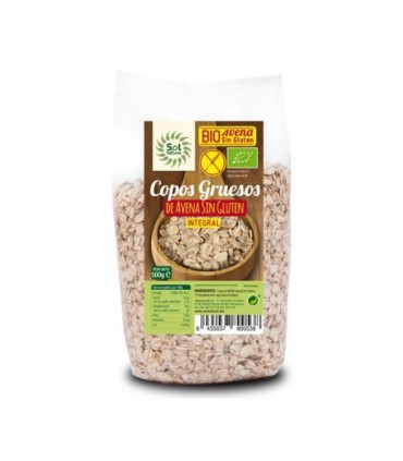 COPOS AVENA S/G GRUESOS 500gr SolNatural