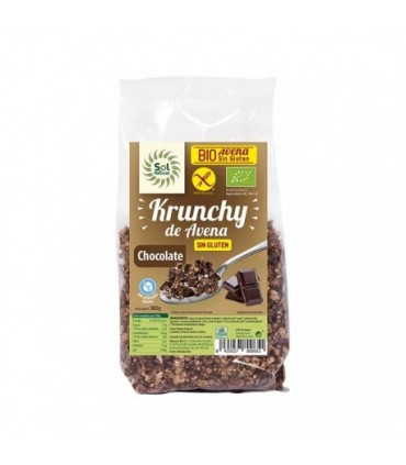 KRUNCHY AVENA CHOCO S/G 350 gr Sol Natural