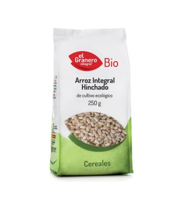 ARROZ INTEGRAL HINCHADO 250 gr El Granero