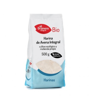 HARINA AVENA INTEGRAL  BIO 500 gr El Granero