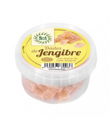 JENGIBRE DADOS 125 gr SolNatural