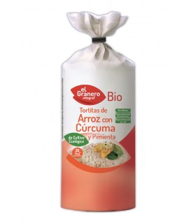 TORTITAS ARROZ CURCUMA PIMIENTA 115 g El Granero