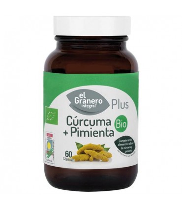 CURCUMA+PIMIENTA 60 Caps El Granero