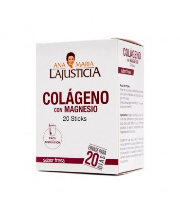 COLAGENO MAGNESIO+VIT C FRESA 20 Stick A.M.L.SPORT